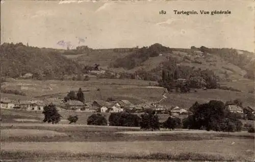 Ak Tartegnin Kanton Waadt Schweiz, Panorama