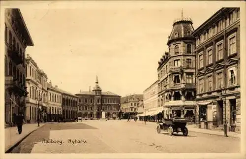 Ak Ålborg Aalborg Dänemark, Aalborg. Nytorv. - Stenders Forlag, Eneberettiget 35261-