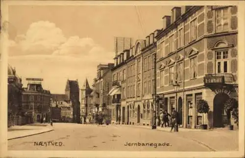 Ak Næstved Naestved Sjælland Seeland Dänemark, Jernbangade