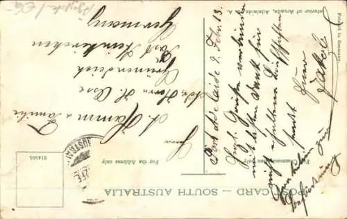 Ak Adelaide South Australia, Innenansicht Arcade