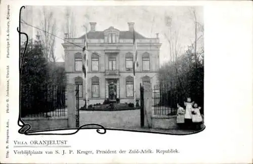 Ak Utrecht Niederlande, Villa Oranjelust