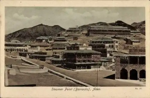 Ak Aden Jemen, Steamer Point (Barracks)