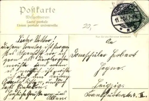 Künstler Ak Stöwer, W., S.M. Kanonenboot Habicht, Swakopmund, Kaiserliche Marine