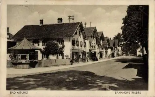 Ak Bad Aibling in Oberbayern, Bahnhofstraße