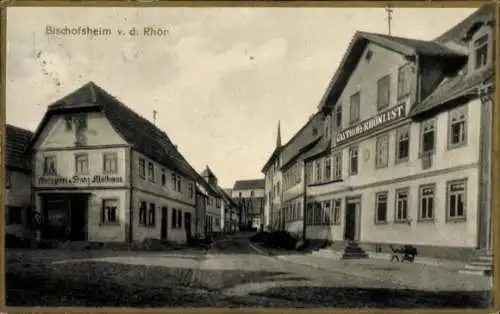 Ak Bischofsheim vor der Rhön Unterfranken, Gasthof zur Rhönlust