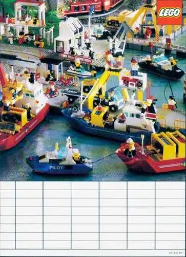 Stundenplan, LEGO, Hafen, Schiffe