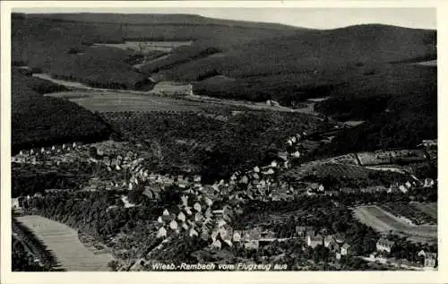 Ak Rambach Wiesbaden in Hessen, Fliegeraufnahme