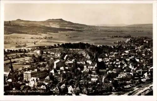 Ak Lichtenfels am Main Oberfranken, Fliegeraufnahme, Staffelberg