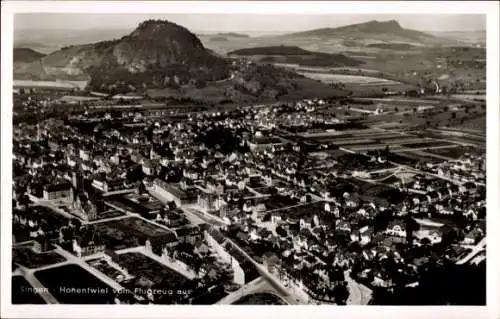 Ak Bohlingen Singen Hohentwiel Baden Württemberg, Fliegeraufnahme