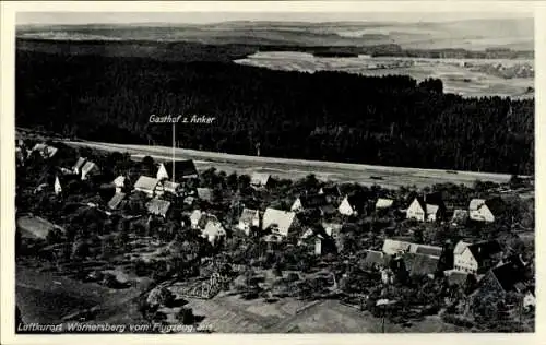 Ak Wörnersberg im Nordschwarzwald, Fliegeraufnahme