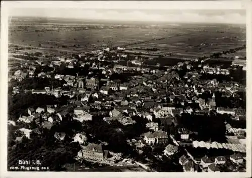 Ak Bühl in Baden Schwarzwald, Fliegeraufnahme