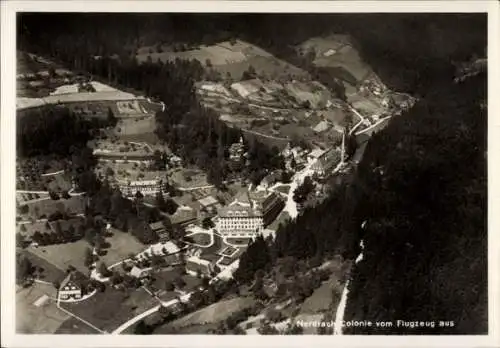 Ak Nordrach im Schwarzwald Baden, Fliegeraufnahme, Colonie