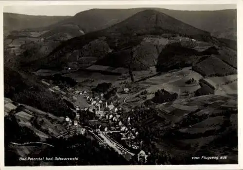 Ak Bad Peterstal Griesbach im Schwarzwald Baden, Fliegeraufnahme