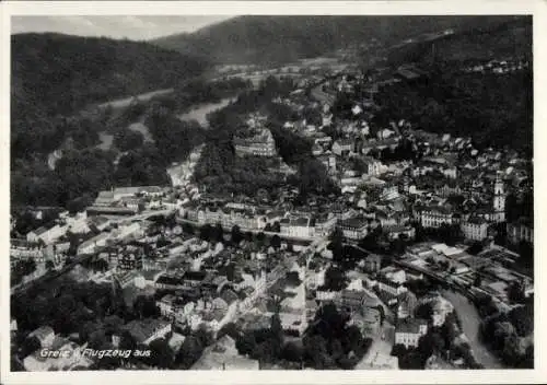 Ak Greiz im Vogtland Thüringen, Fliegeraufnahme