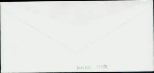 Ersttagsbrief Wahl des neuen Bundestagspräsidenten, Autogramm Walter Scheel