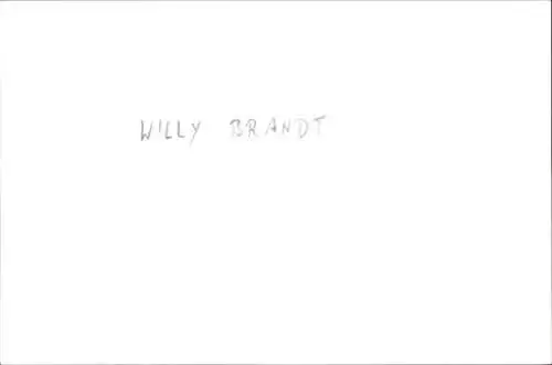 Autogramm Willy Brandt, Stempel Briefmarkenausstellung 40 Jahre BRD, Bonn 1.9.1988