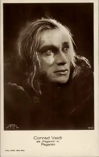 Ak Schauspieler Conrad Veidt, als Paganini" in Paganini, Portrait