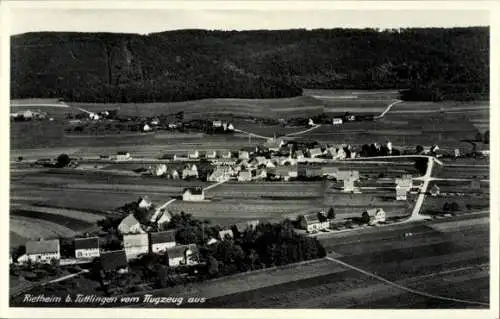 Ak Rietheim Weilheim Schwäbische Alb, Fliegeraufnahme