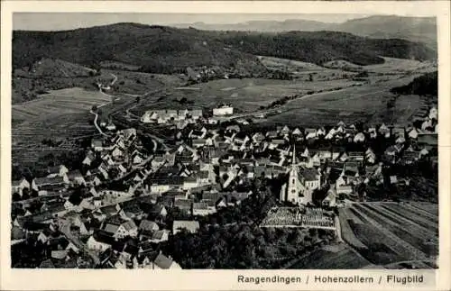 Ak Rangendingen im Zollernalbkreis, Hohenzollern, Fliegeraufnahme