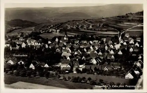 Ak Stammheim Calw im Schwarzwald, Fliegeraufnahme