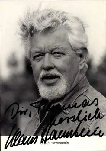 Ak Schauspieler Klaus Havenstein, Portrait, Autogramm