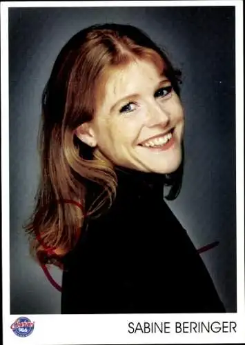 Ak Schauspielerin Sabine Beringer, Portrait, Autogramm
