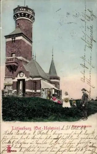 Ak Lütjenburg in Holstein, Bismarckturm