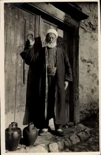 Foto Veles Mazedonien, Ein Türkischer Priester, 1919