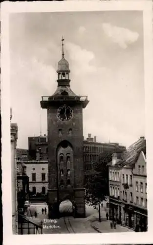 Ak Elbląg Elbing Westpreußen, Markttor