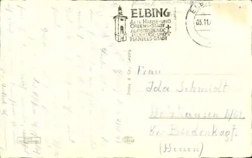 Ak Elbląg Elbing Westpreußen, Markttor