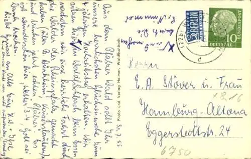 Ak Waldfischbach Burgalben in der Pfalz, Gasthaus zum Bahnhof, Metzgerei A. Martin
