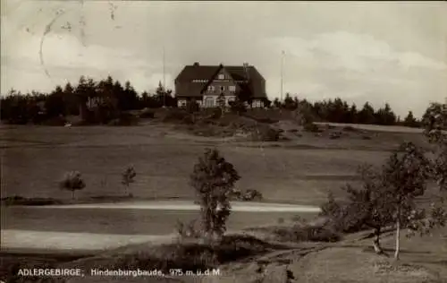 Ak Zieleniec Grunwald Schlesien, Hindenburgbaude