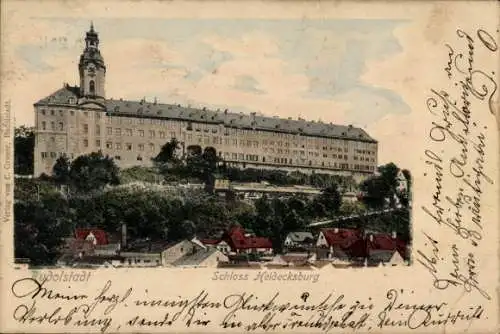 Ak Rudolstadt in Thüringen, Schloss Heidecksburg