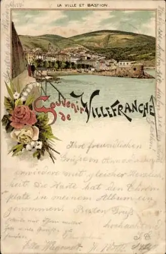 Litho Villefranche-sur-Saône-Rhône, Ville, Bastion