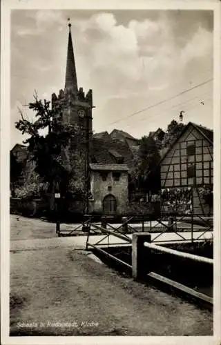 Ak Schaala Rudolstadt in Thüringen, Kirche