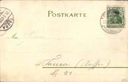 Litho Strasbourg Straßburg Elsass Bas Rhin, Münster