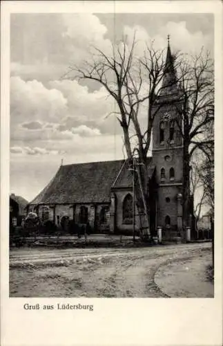 Ak Lüdersburg in Niedersachsen, Kirche