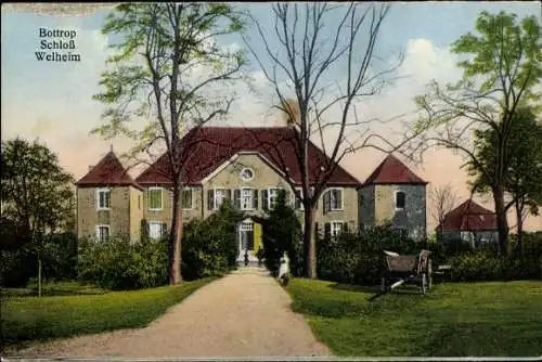 Ak Bottrop im Ruhrgebiet, Schloss Welheim