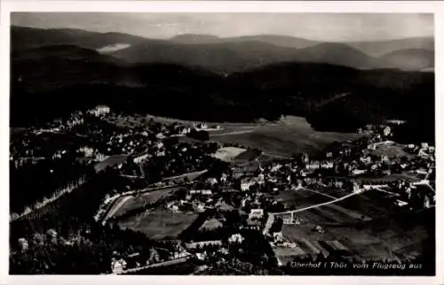 Ak Oberhof im Thüringer Wald, Fliegeraufnahme