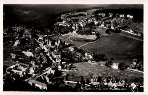 Ak Oberhof im Thüringer Wald, Fliegeraufnahme