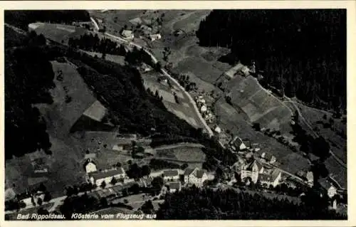 Ak Bad Rippoldsau Schapbach im Schwarzwald, Klösterle, Fliegeraufnahme