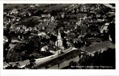 Ak Bad Rotenfels Gaggenau im Murgtal, Fliegeraufnahme