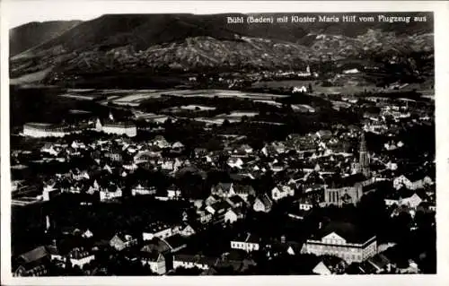 Ak Bühl in Baden Schwarzwald, Fliegeraufnahme, Kloster Maria Hilf