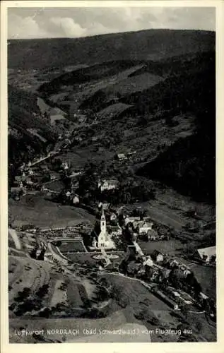 Ak Nordrach im Schwarzwald Baden, Fliegeraufnahme