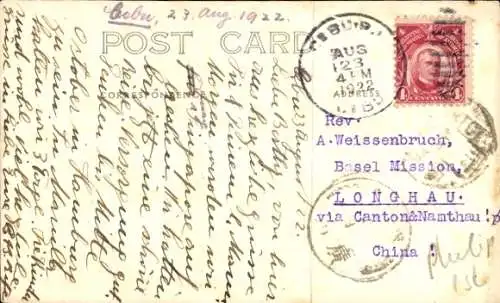 Foto Ak Frauen in philippinischen Trachten