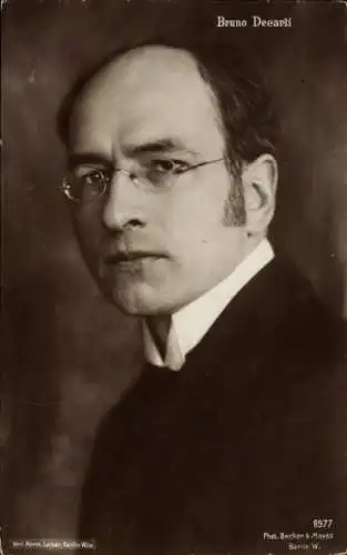 Ak Schauspieler Bruno Decarli, Portrait