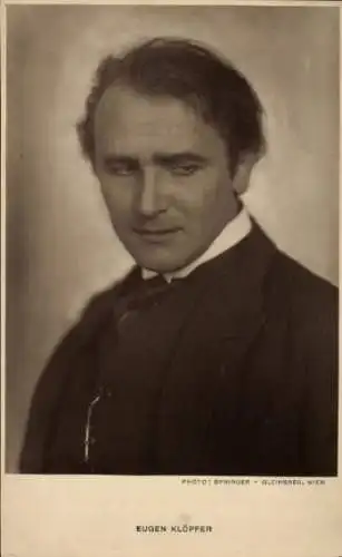 Ak Schauspieler Eugen Klöpper, Portrait