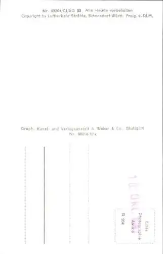 Ak Rot am See Württemberg, Fliegeraufnahme