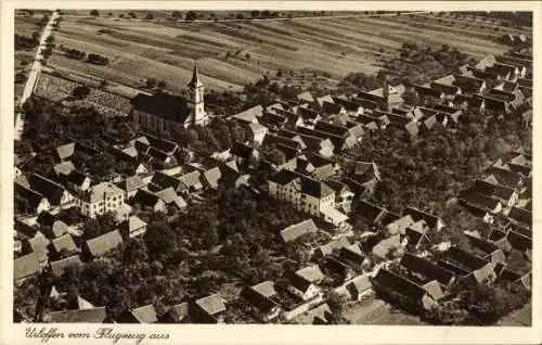 Ak Urloffen Appenweier in Baden Schwarzwald, Fliegeraufnahme