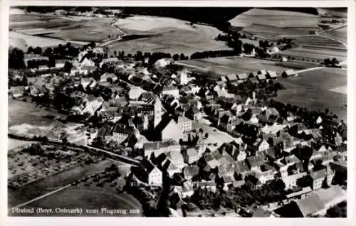 Ak Pfreimd in der Oberpfalz, Fliegeraufnahme